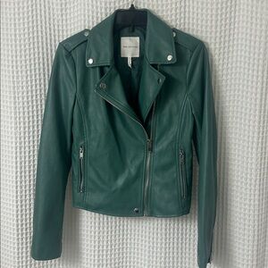 Avec Les Filles Faux Leather Moto Jacket XS